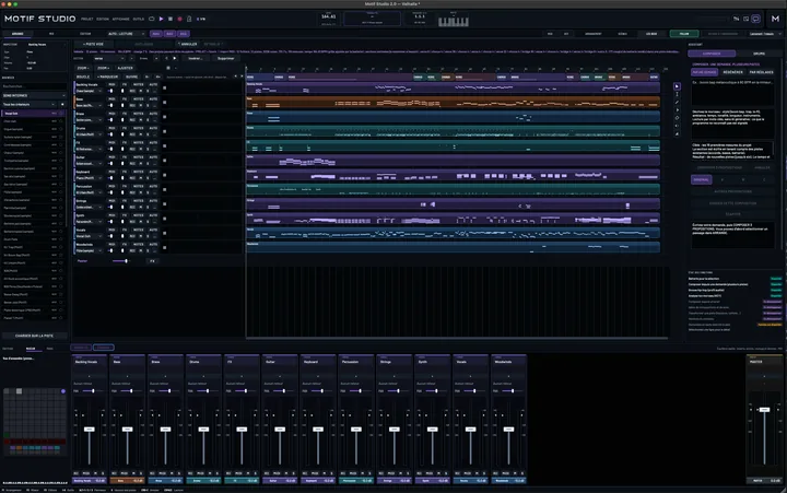 Motif Studio 2.0: arrangement, mixer and composition assistant